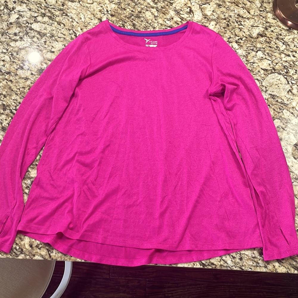 Old Navy, XXL pink long sleeve shirt